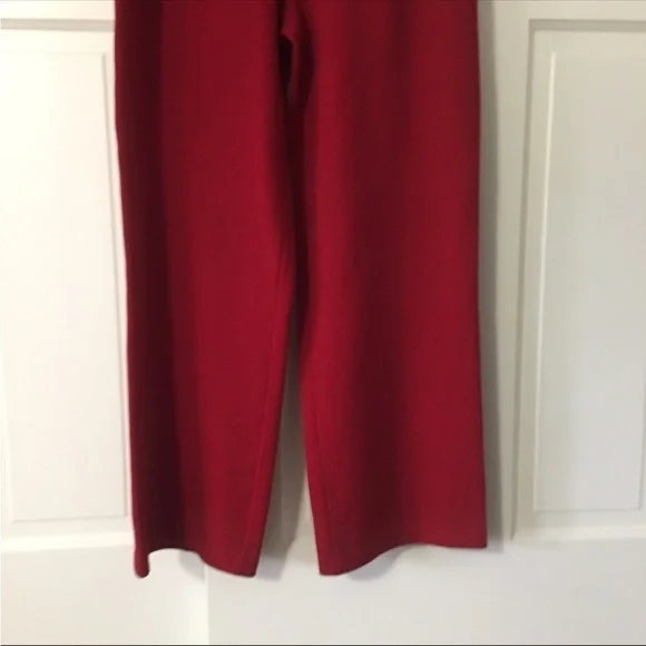 St. John Red Dress Pants Size 8